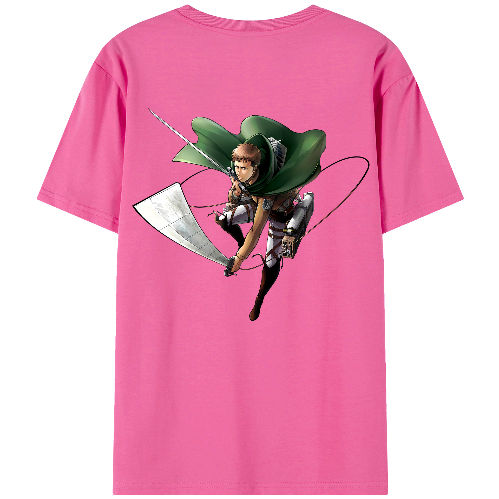 （画像用） 進撃の巨人 Attack on Titan レディース半袖Tシャツ(バックプリント)